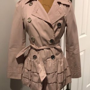 Express ruffle bottom jacket
